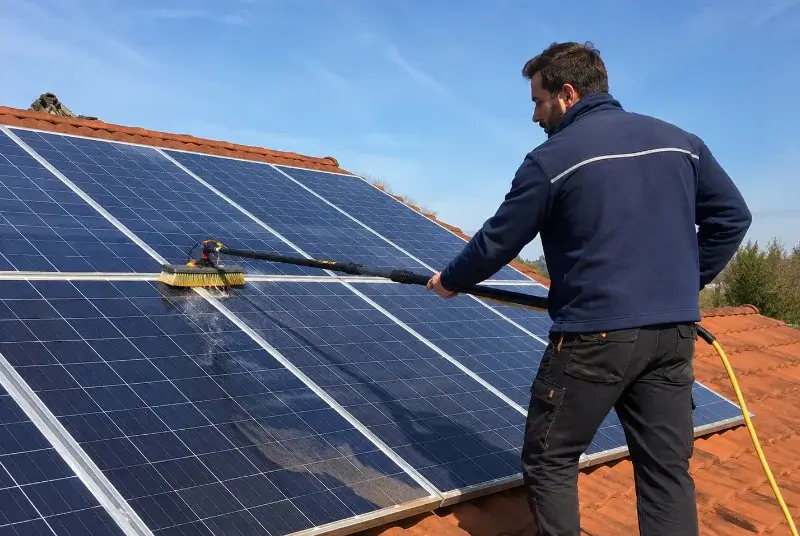 Nettoyage et entretien de panneaux solaires à Trayes